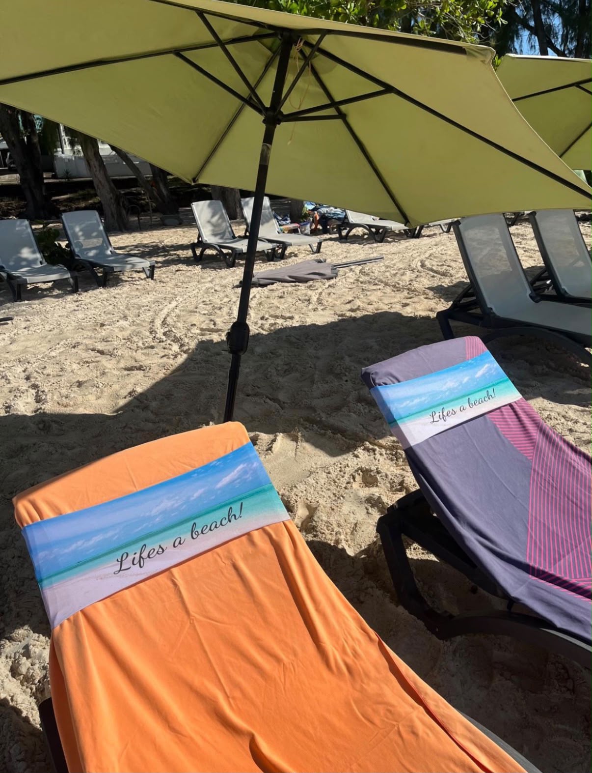 Lifes a beach tcboo towel band