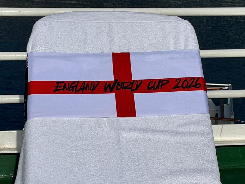 England World Cup 2026 St George’s Cross tcboo sun lounger band