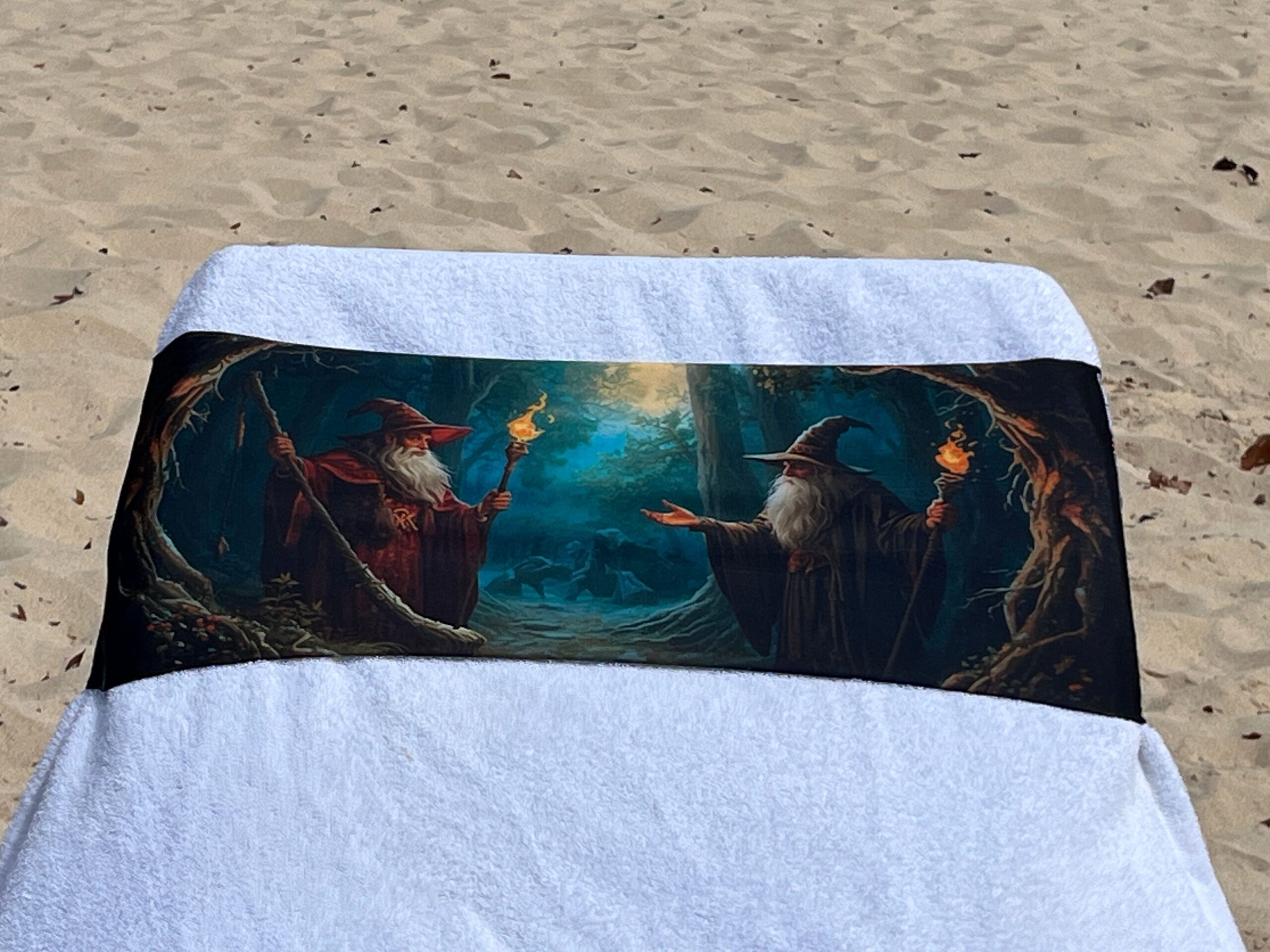 Wizardry design on a reusable tcboo sun lounger band