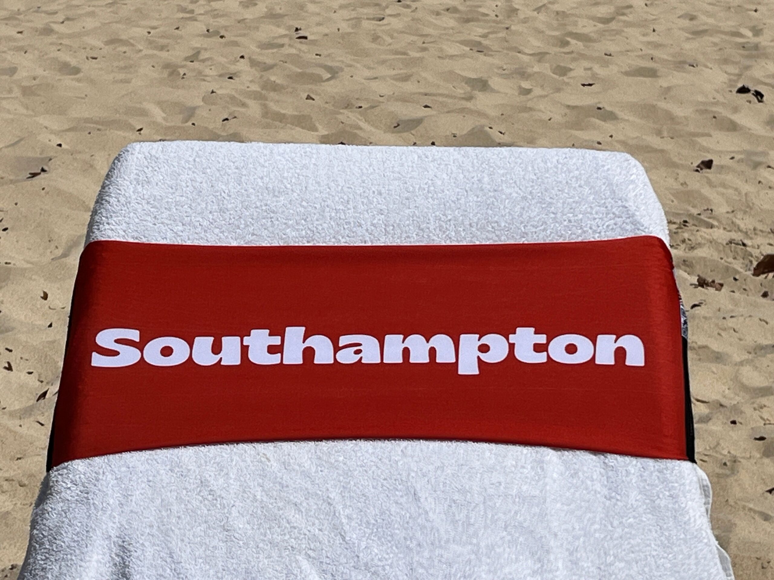 Southampton design on a reusable tcboo sun lounger band