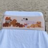 Dog Tired design on a reusable tcboo sun lounger band
