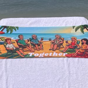 Together design on a reusable tcboo sun lounger band